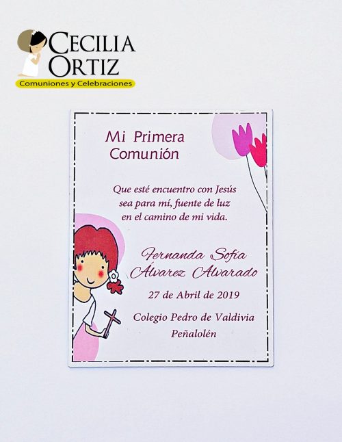 Magnetos niña Primera Comunión (valor por docena)