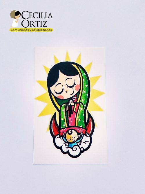 Santitos Virgencita Plis de Guadalupe (valor por docena)