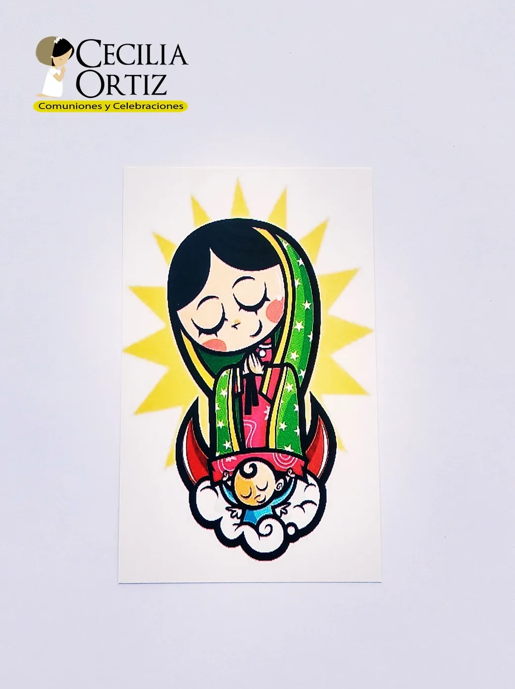 Santitos Virgencita Plis de Guadalupe (valor por docena)