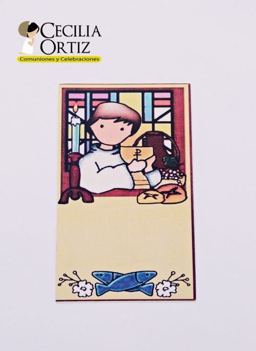 Santitos de Primera Comunión - Niño (valor por docena)
